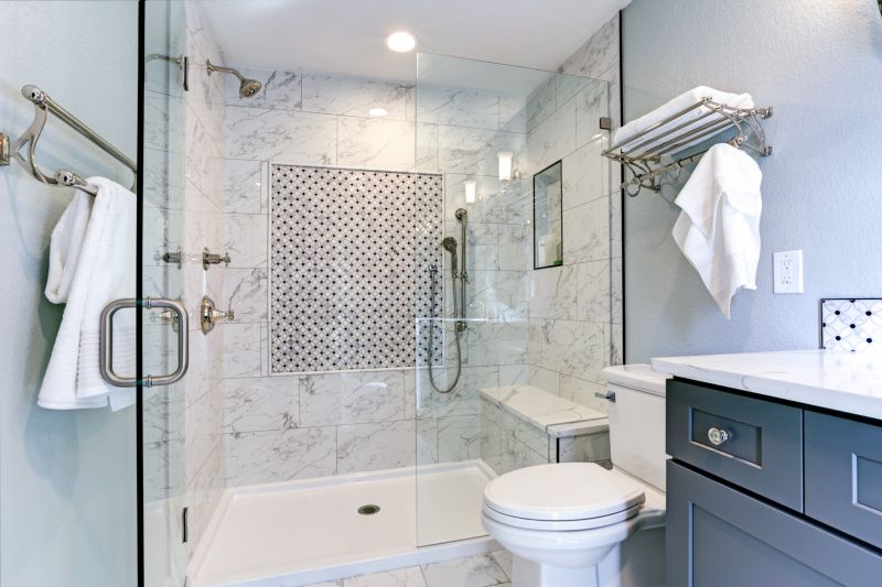 Tile-Designed Shower Space